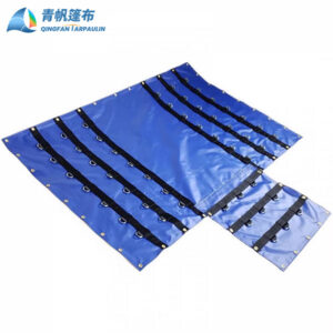 100_ Polyester PVC Printed Tarps 14oz Waterproof Steel Tarpaulin Lightweight for Truck Transportation and Tent Use