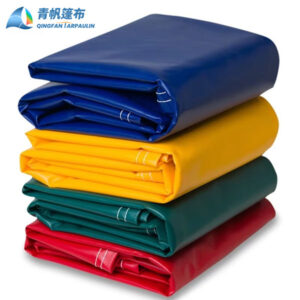 Custom 1000d 340-610gsm Waterproof Heavy Duty Covering Pvc Coated Sheet Fireproof Tarps Tarpaulin Roll for Tent Truck Cover